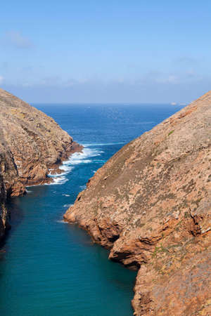 Island of Berlengas (Portugal) in the Atlantic Ocean.の写真素材
