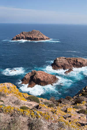 Island of Berlengas (Portugal) in the Atlantic Ocean.