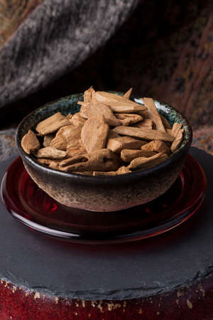 Agarwood, also called aloeswood incense chipsの写真素材