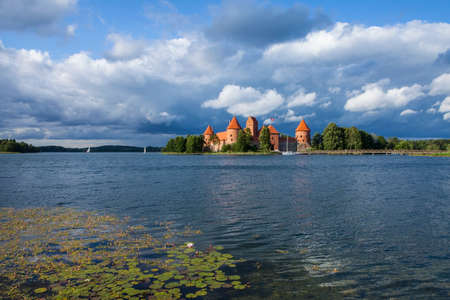 Trakai Island Castle in Lithuania, Eastern Europe