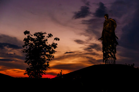 Rzhev. 07.20.2024 Memorial to the Soviet soldierのeditorial素材