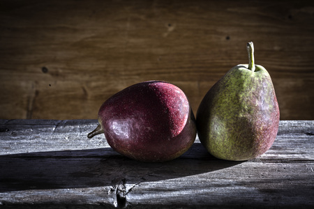 A few fresh pearsの写真素材