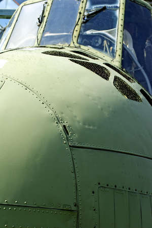 old helicopter cockpit