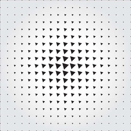 Geomatic shape or from pattern, Vector halftone Black and White Background. Distressed Points Overlay. Modern Abstract Texture. Vintage Pattern. Vector illustration EPS 10.のイラスト素材