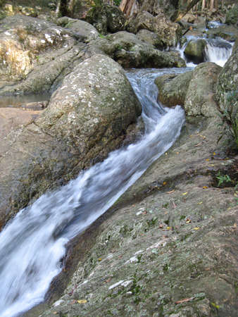 Slippery slide creekの写真素材