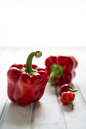 red peppersの写真素材