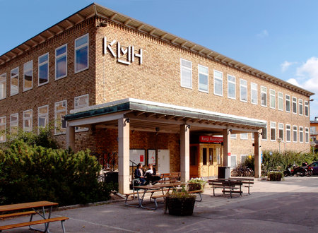 Stockholm, Sweden - September 10, 2012: Royal College of Music, KMH. The main building at Valhallav?n in Stockholm.      のeditorial素材
