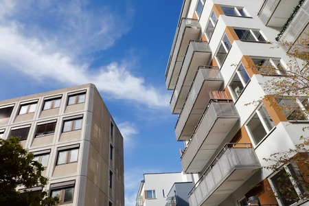 Multi-stories residential buildingsの写真素材