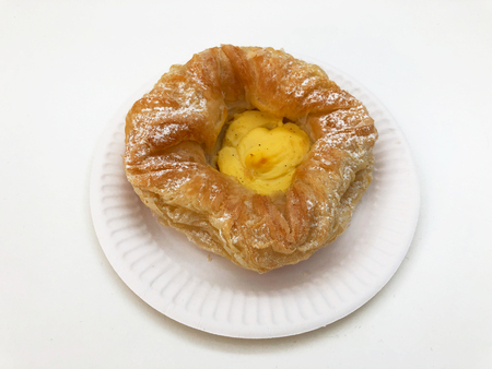 One Danish pastryの写真素材