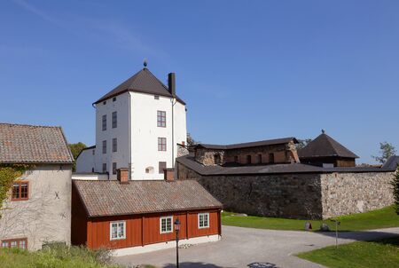 View of the medieval Nykoping castle located in the Swedish province of Sodermanland.の写真素材