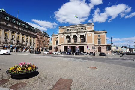 Stockholm, Sweden - April 30, 2021: The Stockholm Opera house.のeditorial素材
