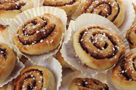 Traditional cinnamon rollsの写真素材