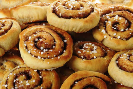 Traditional cinnamon rollsの写真素材