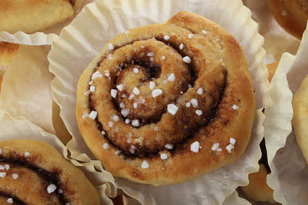 Traditional cinnamon rollsの写真素材