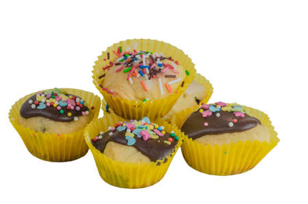 Easter sweet cake in glaze, delicious festive foodの写真素材