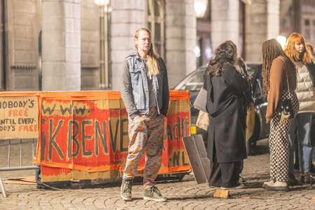 Maastricht, South Limburg, Netherlands. March 8, 2022. International Women's Day. Speeches,...