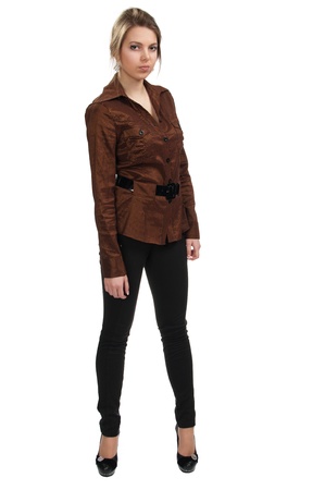 Isolated image Nice girl の写真素材