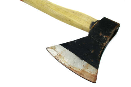 Axe isolated on white background.