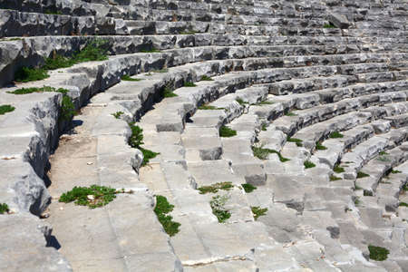 Ancient amphitheater in Myra, Turkey