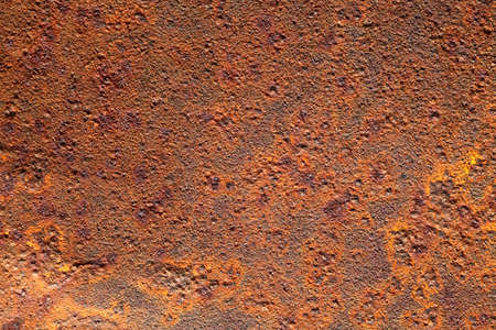 Rusty metal textured background closeup