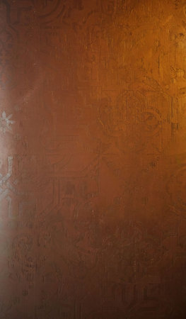 The surface of a concrete or clay wall with a textured coating. backgrounds and textures.の写真素材