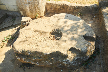 Old millstone from the mill