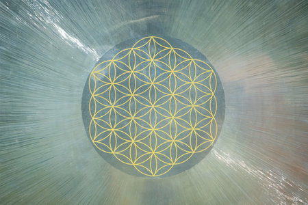 A musical instrument for playing religious music in shamanistic or Buddhist temples. Gong for music...