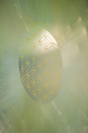 A musical instrument for playing religious music in shamanistic or Buddhist temples. Gong for music performance.の写真素材