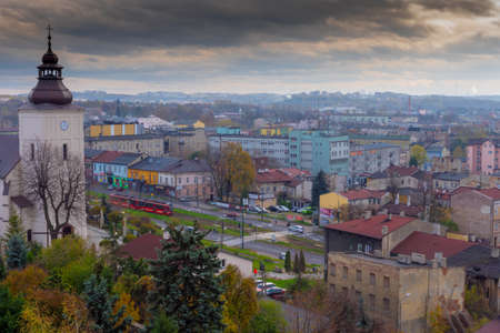 BÄdzin Poland 03 November 2019 Castle in Bedzin and Landscape from the castle. Coolのeditorial素材