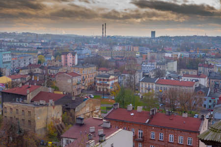 BÄdzin Poland 03 November 2019 Castle in Bedzin and Landscape from the castle. Coolのeditorial素材