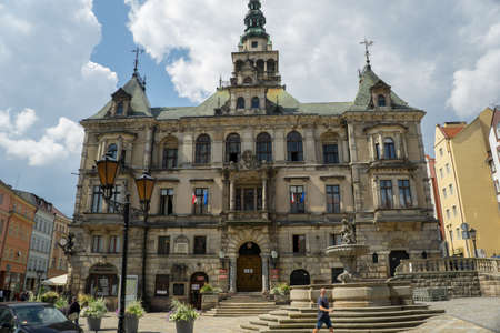 Panorama of Klodzko downtown, Lower Silesia, Poland.