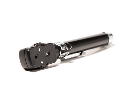 Ophthalmoscope close up isolatedの写真素材