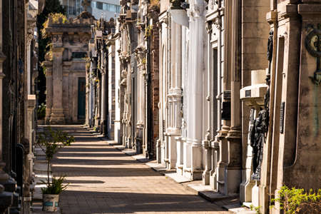 Historic cemetery Recoleta Buenos Aires Argentineの写真素材