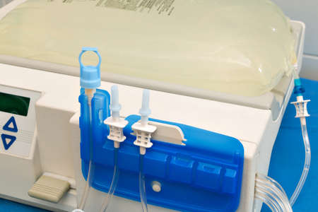 peritoneal dialysis system for a home dialysisの写真素材
