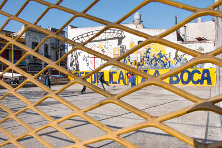 Colorful neighborhood La Boca, Buenos Aires Argentina