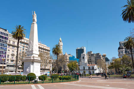 Historic City Hall Cabildo of Buenos Aires Argentinaのeditorial素材
