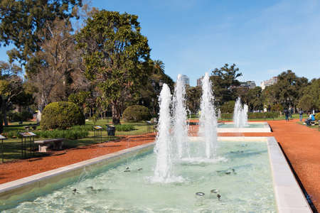 Rose Garden and Park Rosedal of Buenos Aires Argentinaのeditorial素材