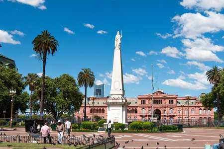 Casa Rosada Pink House seat of government of Argentina, Buenos Aires Argentinaのeditorial素材