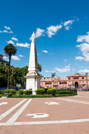 Casa Rosada Pink House seat of government of Argentina, Buenos Aires Argentinaのeditorial素材