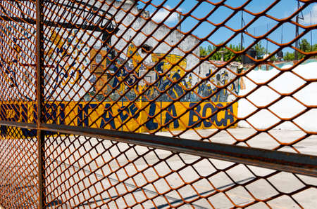Historic colorful neighborhood La Boca, Buenos Aires Argentineの写真素材