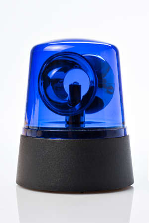 Blue light for fire department, ambulance, ambulance or policeの写真素材