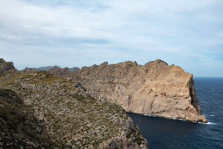 Cap de Formentor, Formentor peninsula with cliffs, Mallorca Spain