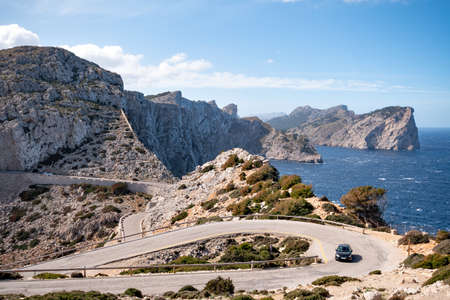 Cap de Formentor, Formentor peninsula with cliffs, Mallorca Spain