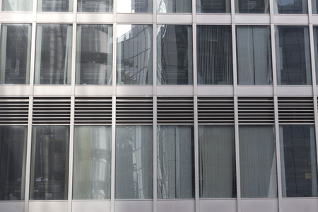 Modern facade of a skyscraper