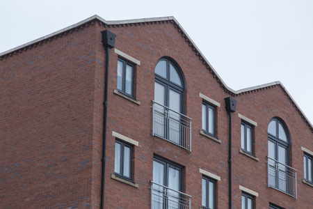 Brickwall facade in england
