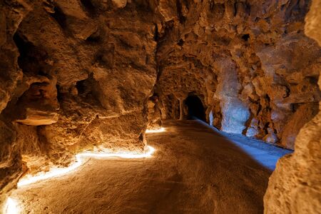 An underground walkway at the Quinta da Regaleira, Sintra, Portugal