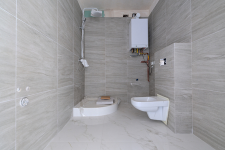 The interior of a new apartment. HDR - high dynamic rangeの写真素材