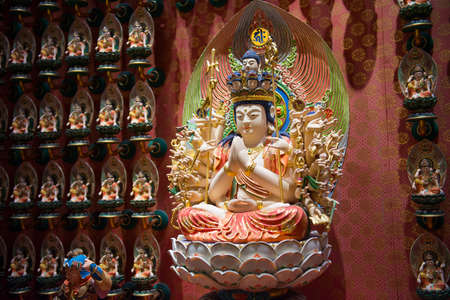 Bodhisattva Avalokitesvara in Avalokitesvara Hall Buddha Tooth Relicの写真素材