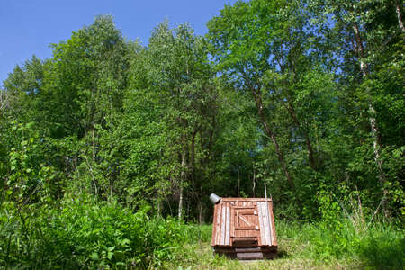 Old village water wellの写真素材