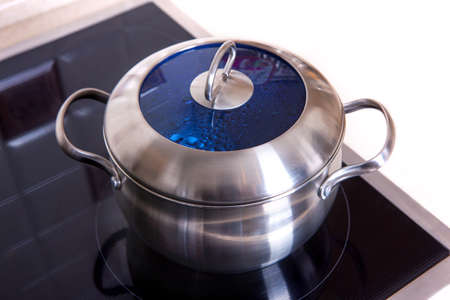 Modern dishes, induction cooker.